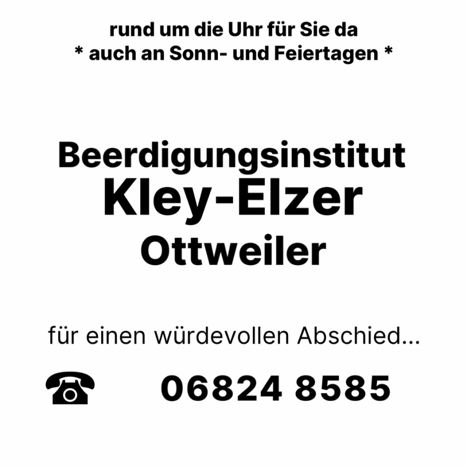 Beerdigungen Ottweiler